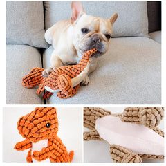 Indestructible Dino Dog Toy
